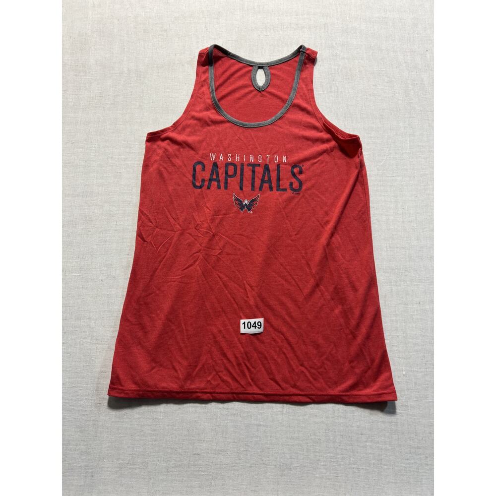 Washington Capitals Girls Sleeveless‎ Top Sz S Red Pre-Owned Excellent